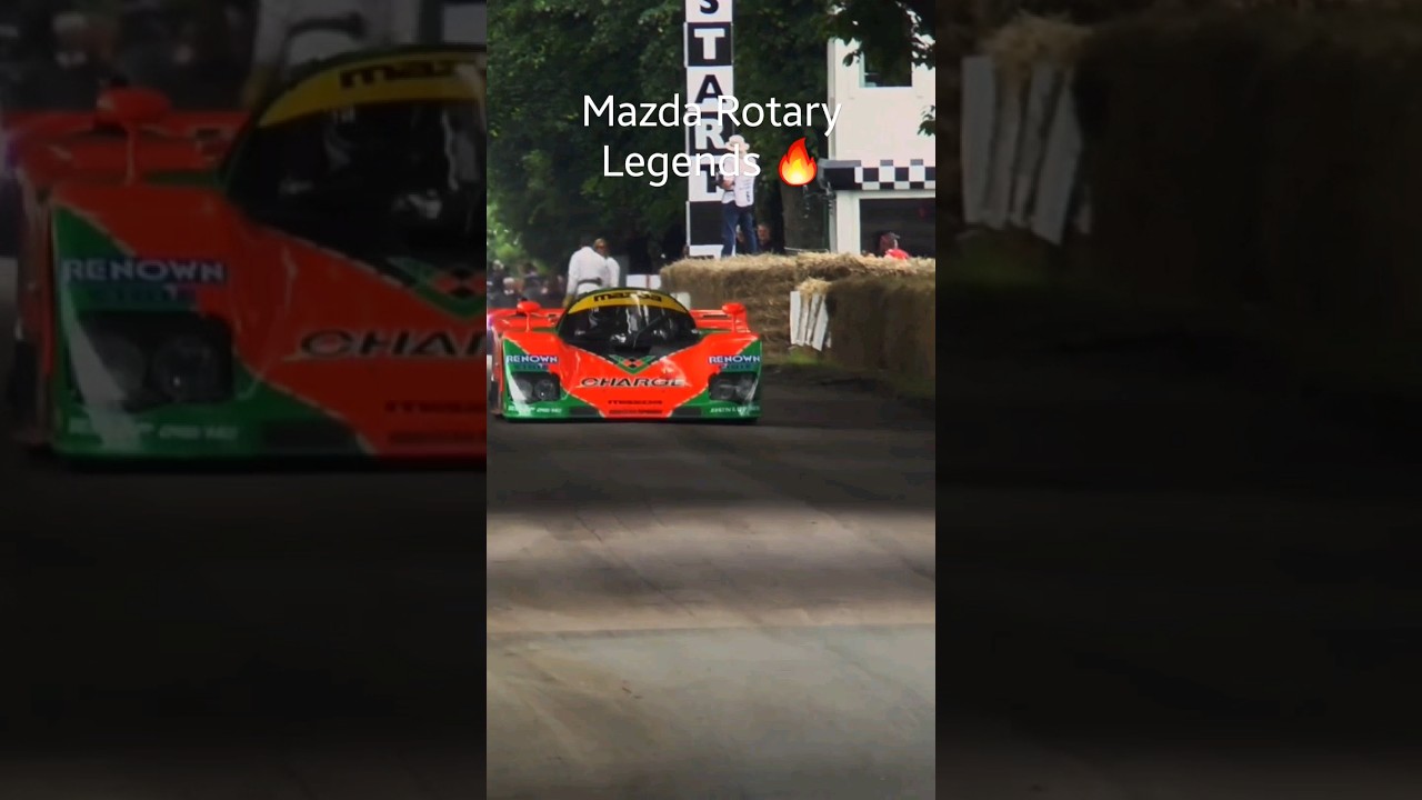 Mazda 787B roaring Mad🔥  #mazda  #787 #787b #rotary #rotaryengine #roar #festival #supercars