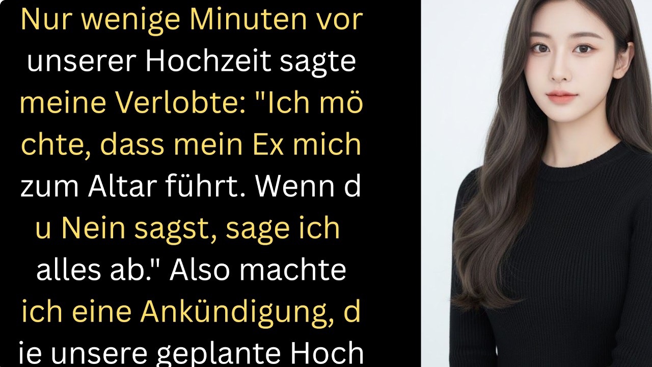 „Sie drohte, die Hochzeit zu kippen, wenn ihr Ex sie nicht zum Altar führt“