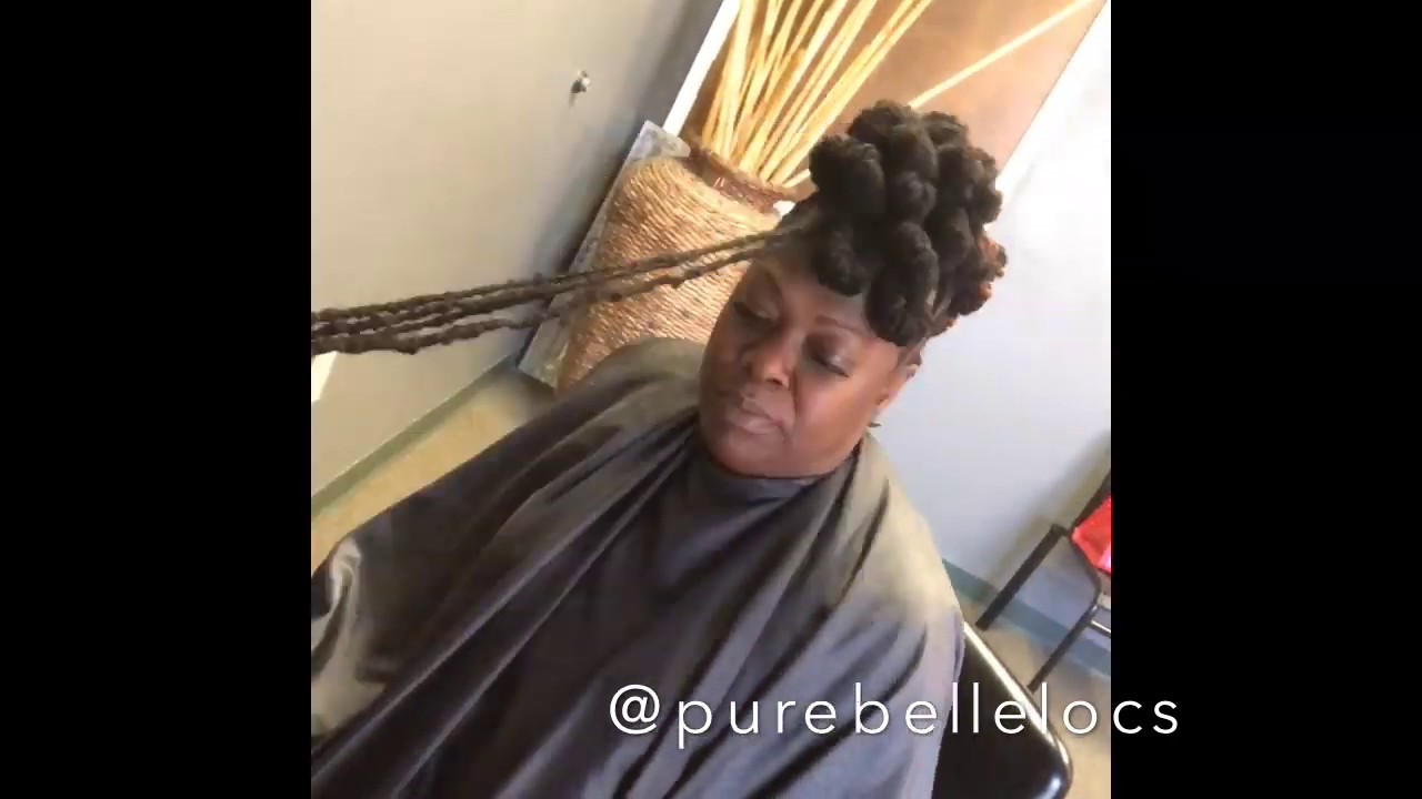 Textured Loc Mohawk (Watch and Learn) -Purebelle Locs