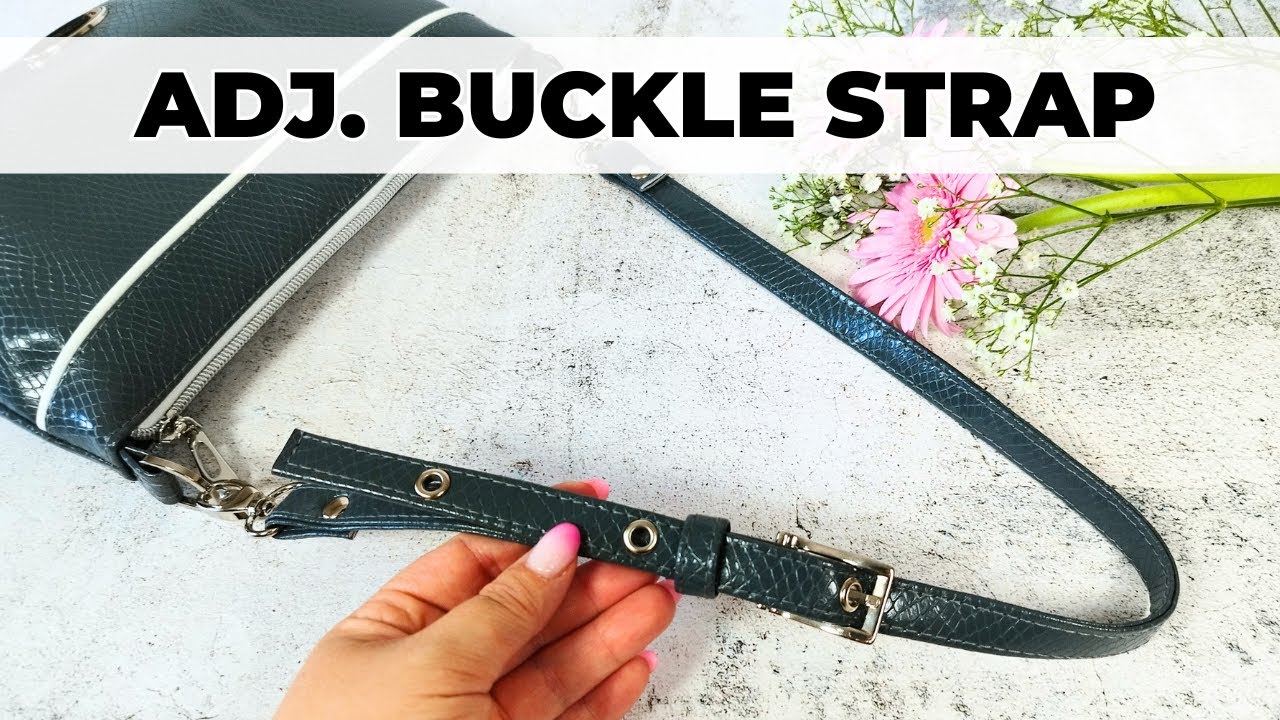 Make an Adjustable Buckle Strap for Your Bag - Easy Tutorial!