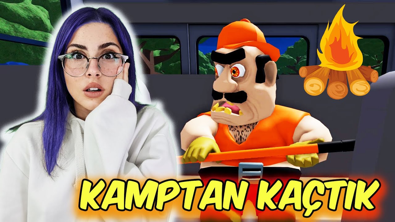 KAMPTAN KAÇTIK ! KARA KAŞLI DAYI BİZİ KOVALADI ! MR BRUNOS CAMP ESCAPE ROBLOX | LAL GAMES