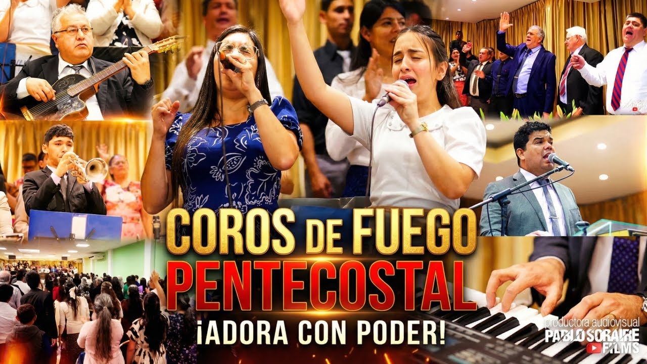 COROS DE AVIVAMIENTO: Dios está aquí, Solamente en Cristo, Yo soy testigo del poder De Dios