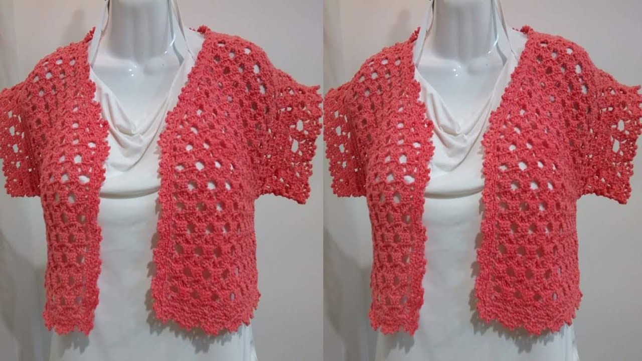 CHALECO DE VERANO  - TEJIDO A CROCHET