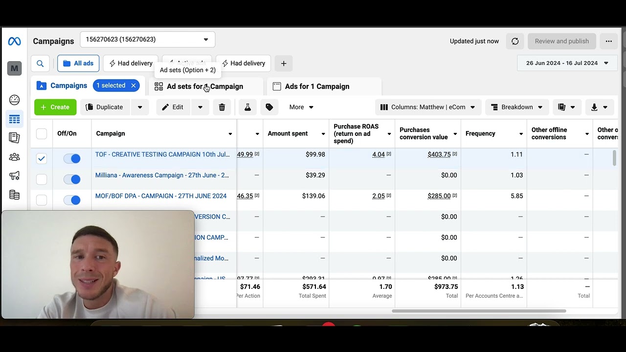 Facebook - Advantage Plus Campaigns - When to use and when not to use - Live ad account walk-through