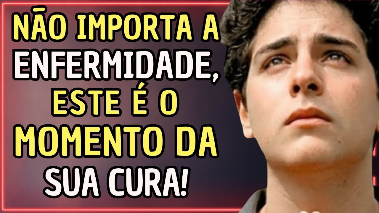 🙏✨ O sofrimento chega ao fim hoje  Basta ouvir esta oração por 3 minutos com Carlo Acutis...💕🙏