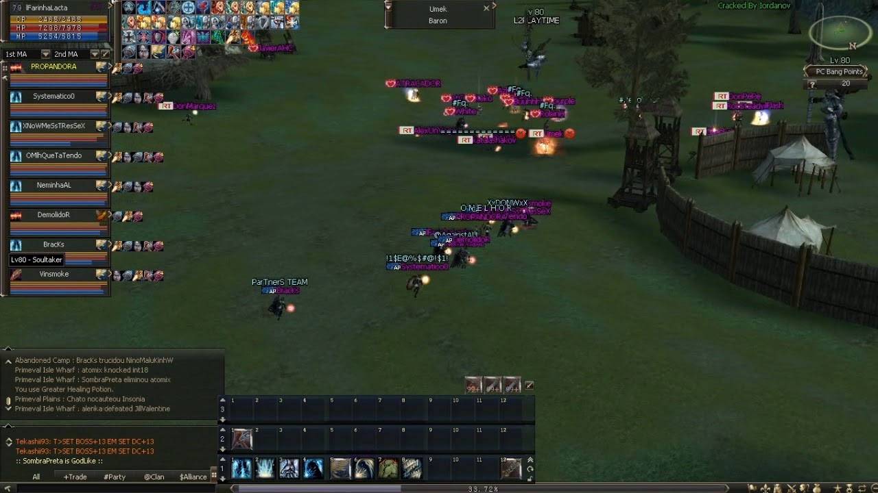 L2 Playtime AGAINST ALL +Bos +Party zone