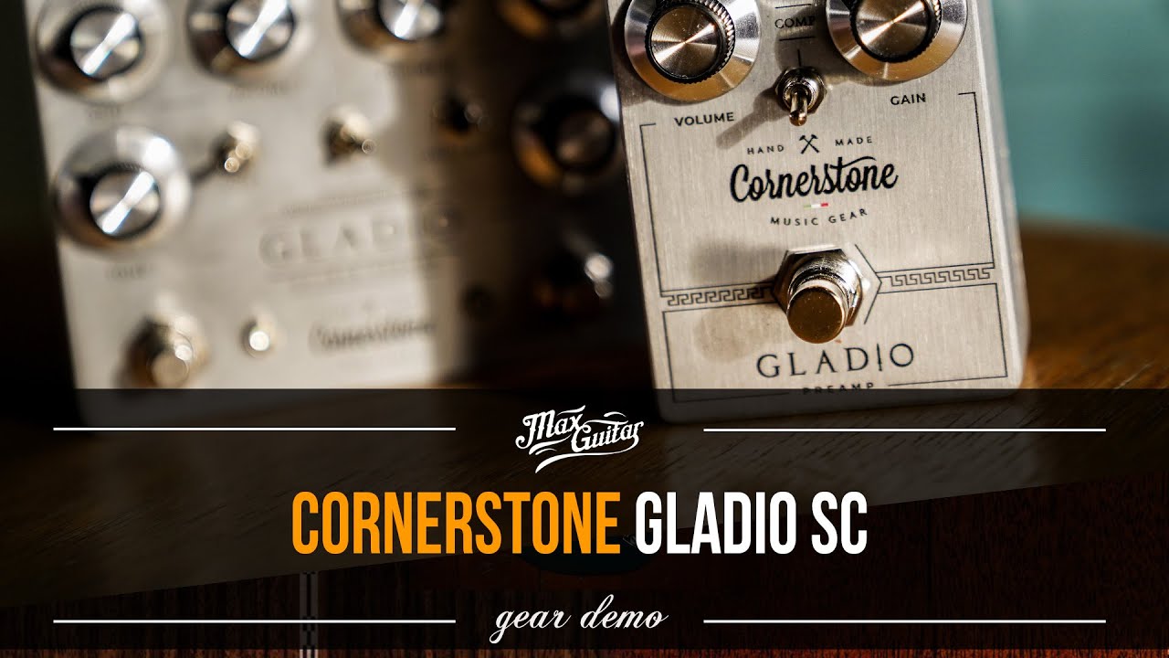 Emilio did it AGAIN. The Cornerstone GLADIO SC single channel overdrive!
