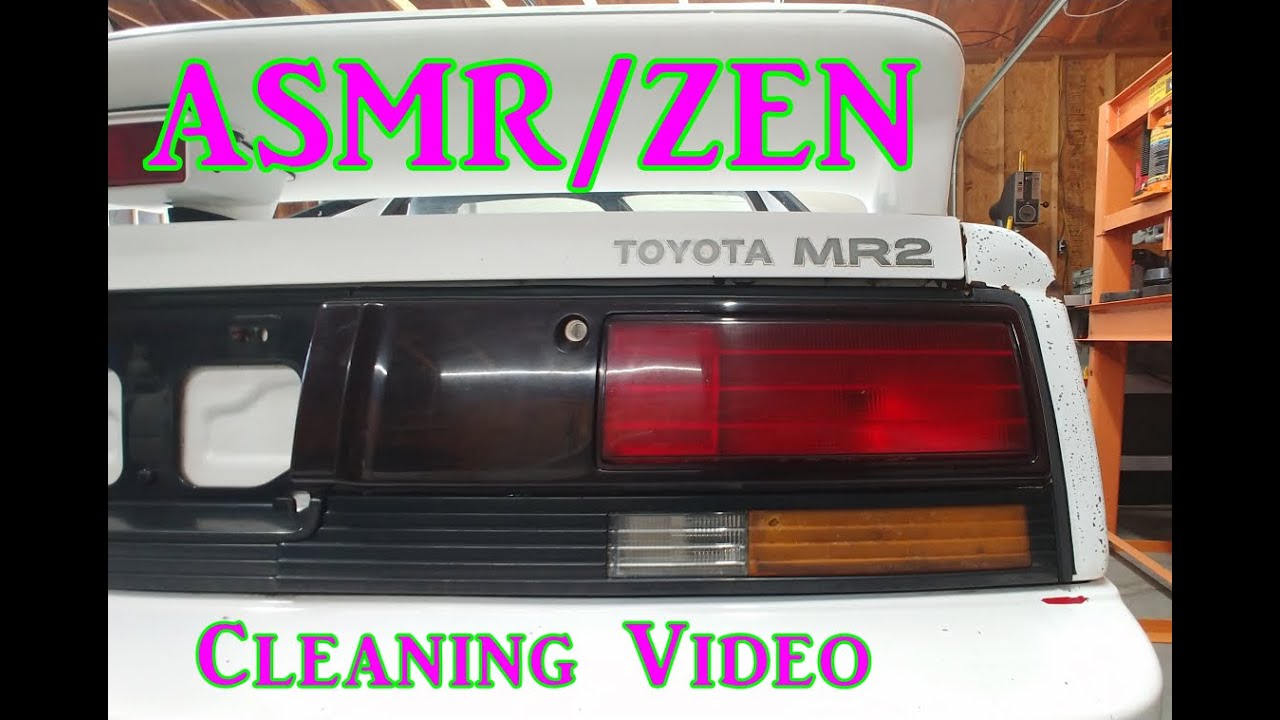 Cleaning up our 1987 Toyota AW11 MR2!