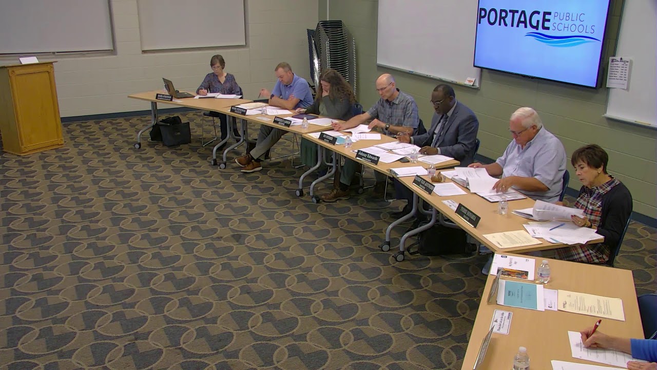 Portage Public Schools Board of Education Committee of the Whole Meeting - October 6, 2025