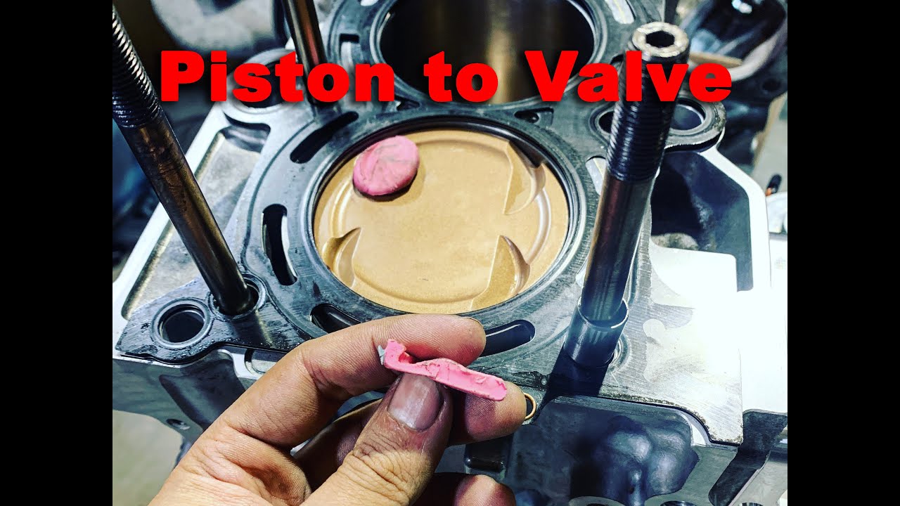 How To Clay a Motor \  Piston To Valve Clearance