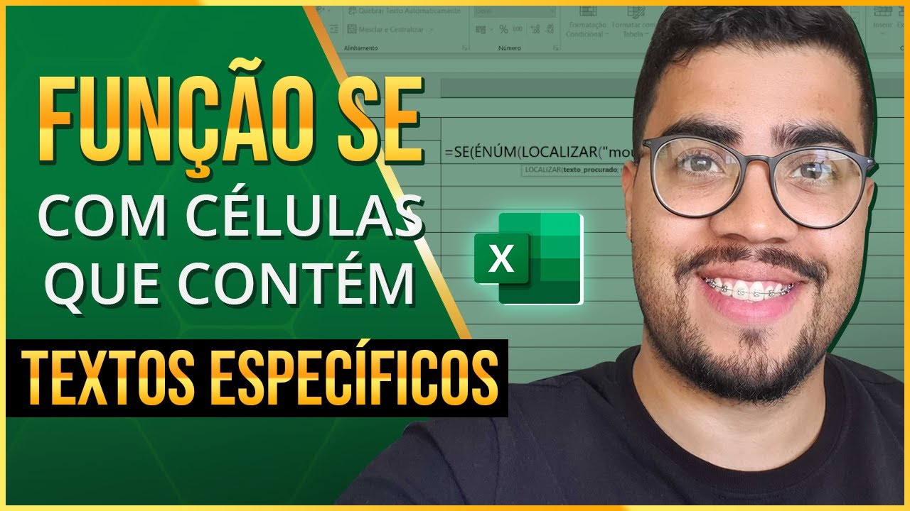 Função SE com Células que Contém Textos Específicos no Excel - Passo a Passo