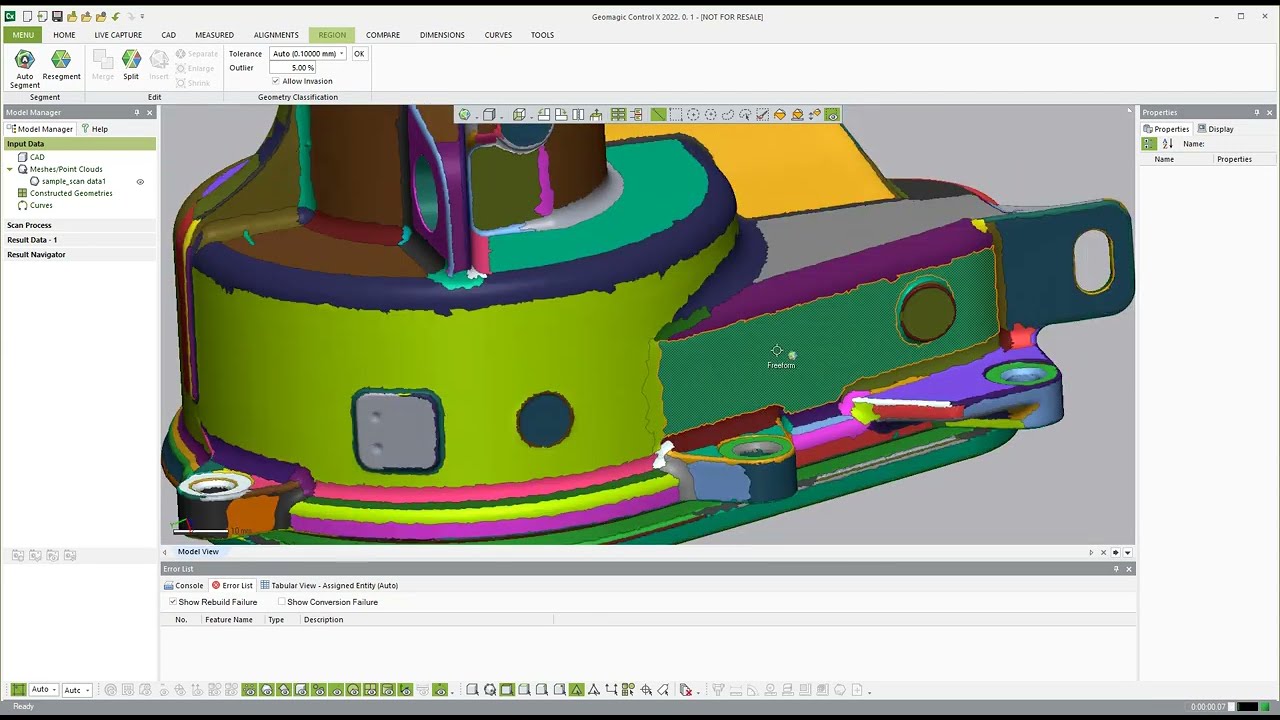 Geomagic Control X - Scan to Scan - Scan Only Workflow