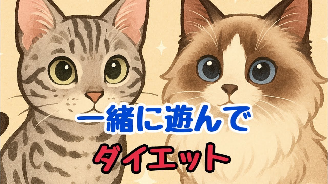 一緒に遊んでダイエットしてます