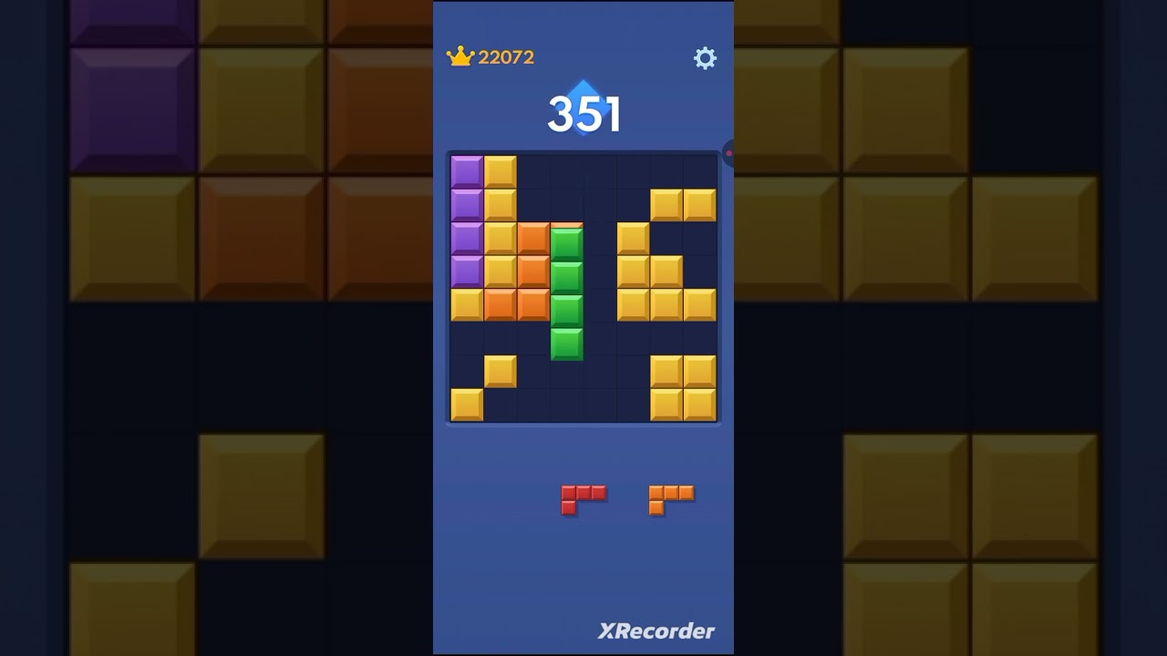 Eu jogando block blast