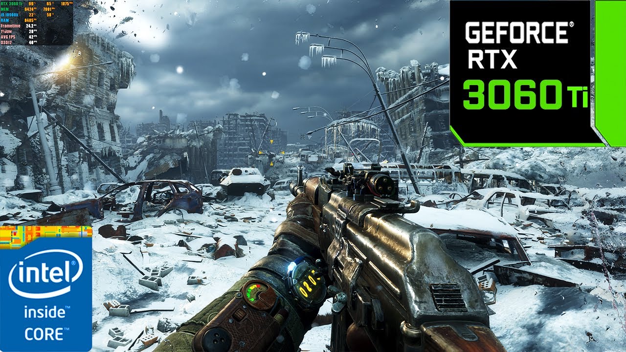 Metro Exodus : RTX 3060 Ti 8GB ( 4K Maximum Settings RTX ON / DLSS ON )