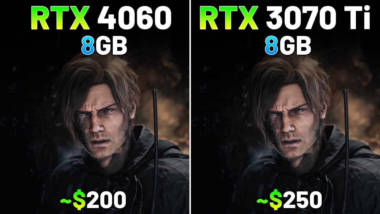 RTX 4060 против RTX 3070 Ti в 2026 году | Тест в 13 играх | 1440p