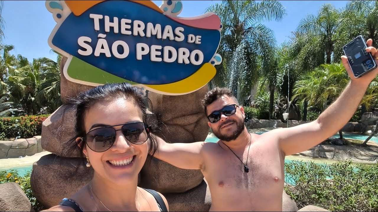 Passeando pelo Thermas Parque Aquático de São Pedro 