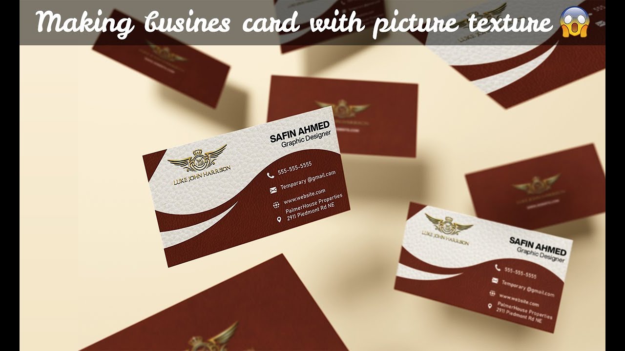 How to create a business card with any picture texture in Illustrator