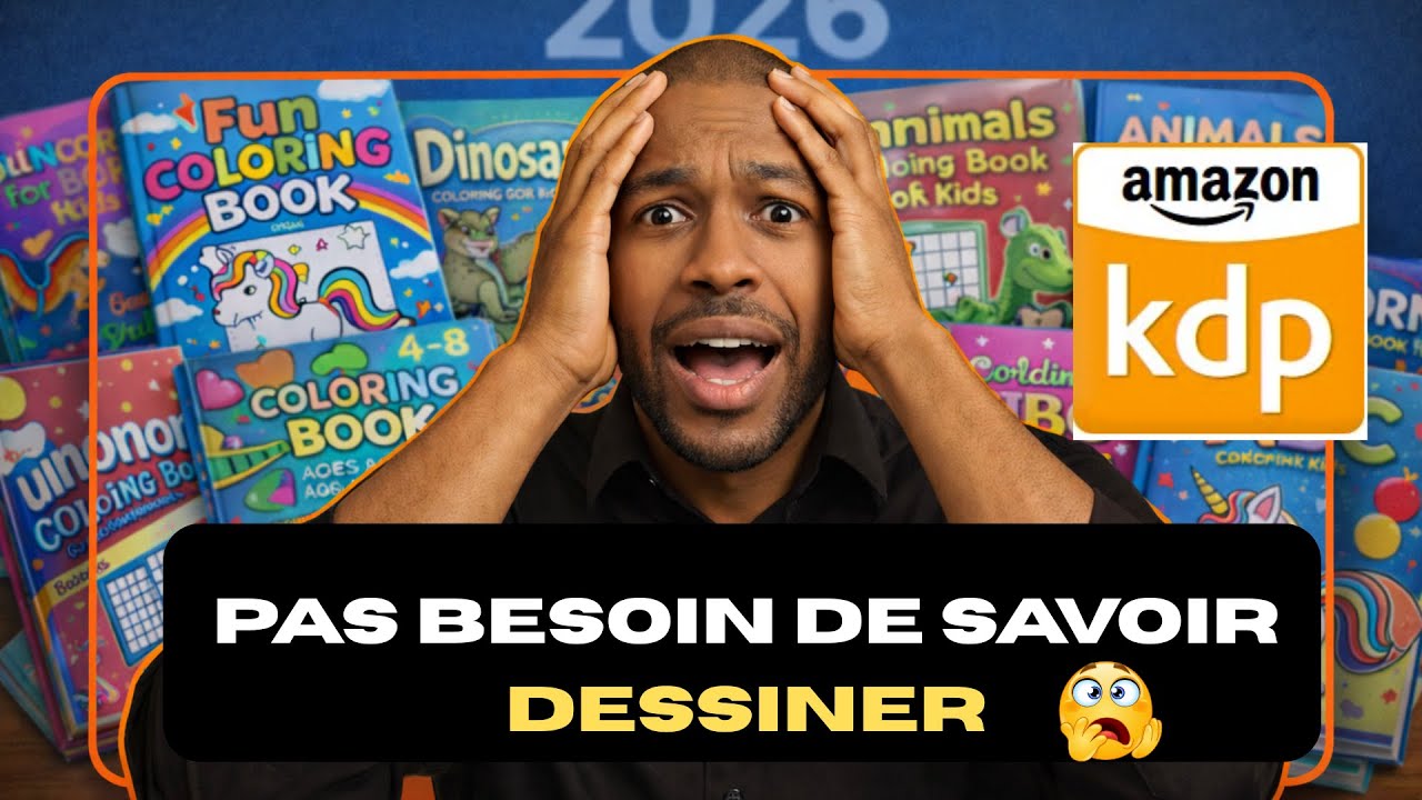 Créer un livre de coloriage enfants en 2026 et le vendre sur Amazon KDP