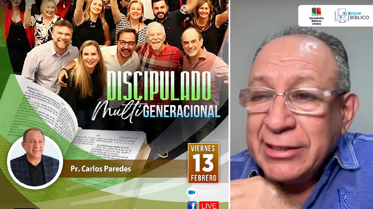 Discipulado Multigeneracional: Modelo Bíblico con Moisés, Josué y Jesús | Pr. Carlos Paredes