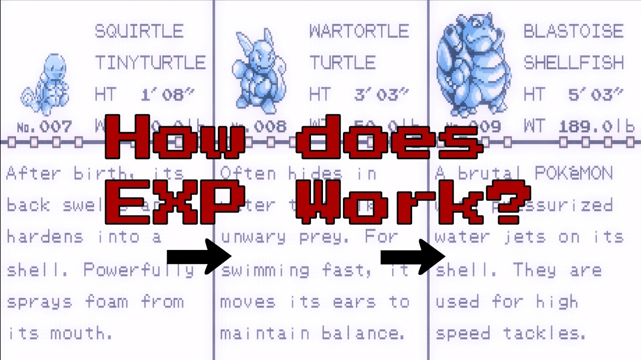 XP Is Weird In Gen 1 Pokémon