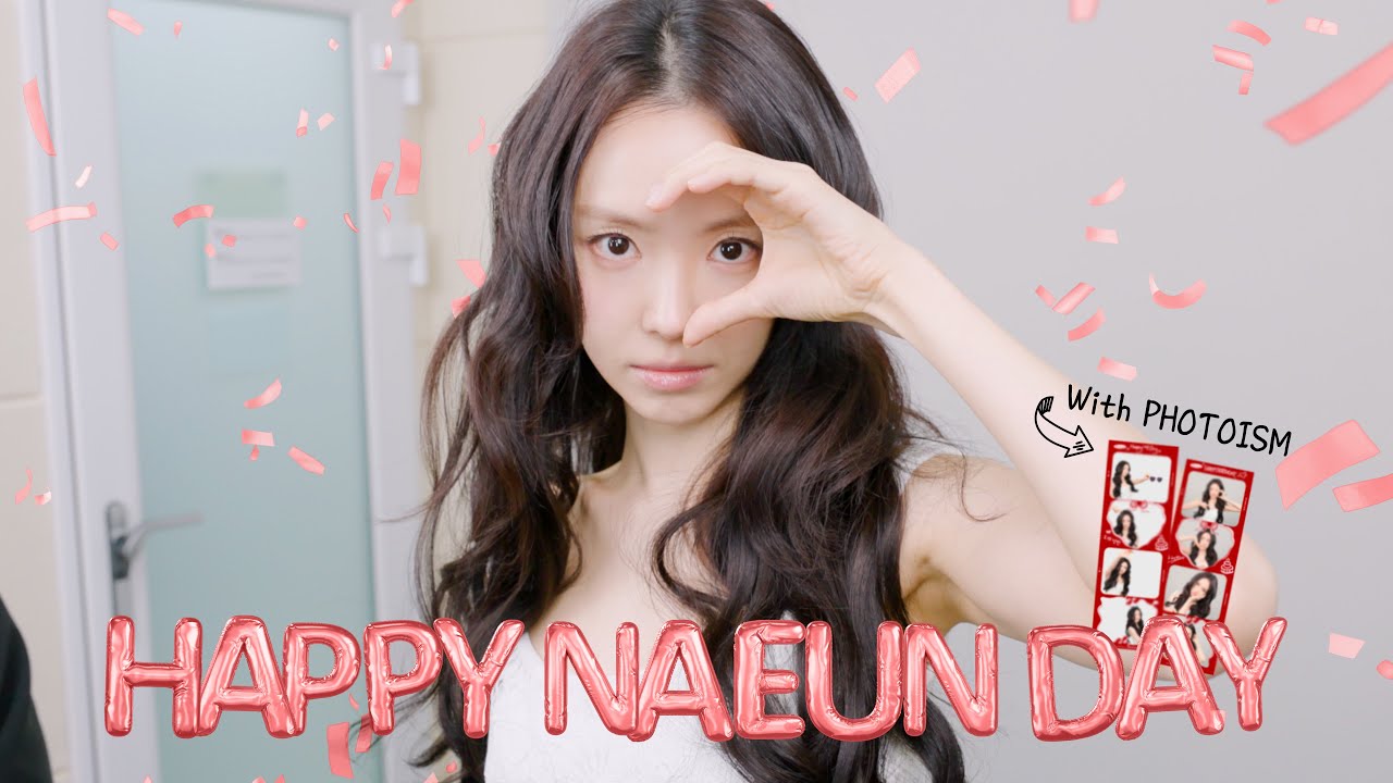 [손나은] HAPPY NAEUN DAY 💖｜포토이즘 프레임 촬영 비하인드