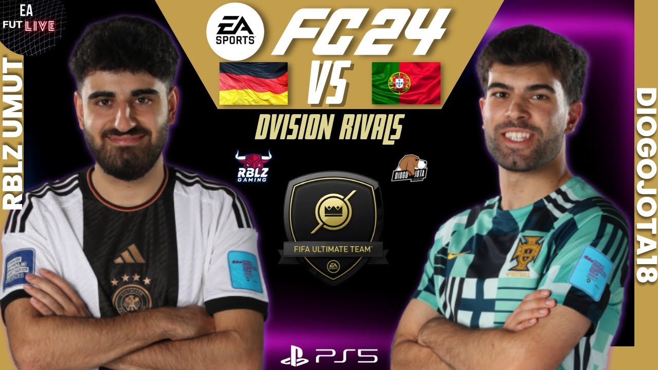 RBLZ UMUT VS DIOGOJOTA18 | EA FC 24 - DIVISION RIVALS ELITE - FULL MATCH - PRO VS PRO