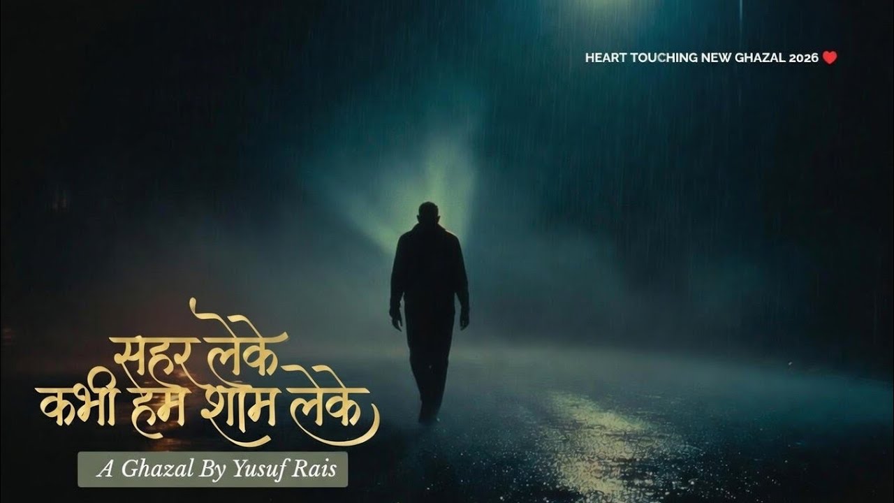 सहर लेके कभी हम शाम लेके | Heart Touching &hearts;️ Emotional 😭 New Ghazal 2026 | Dard Bhari Shayari 
