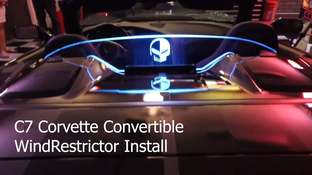 How to Install a WindRestrictor in C7 Convertible Corvette Updated Version