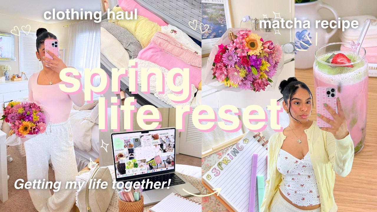 How to do an *EXTREME* SPRING/SUMMER RESET🌸 getting my life together routine, June reset, & more!
