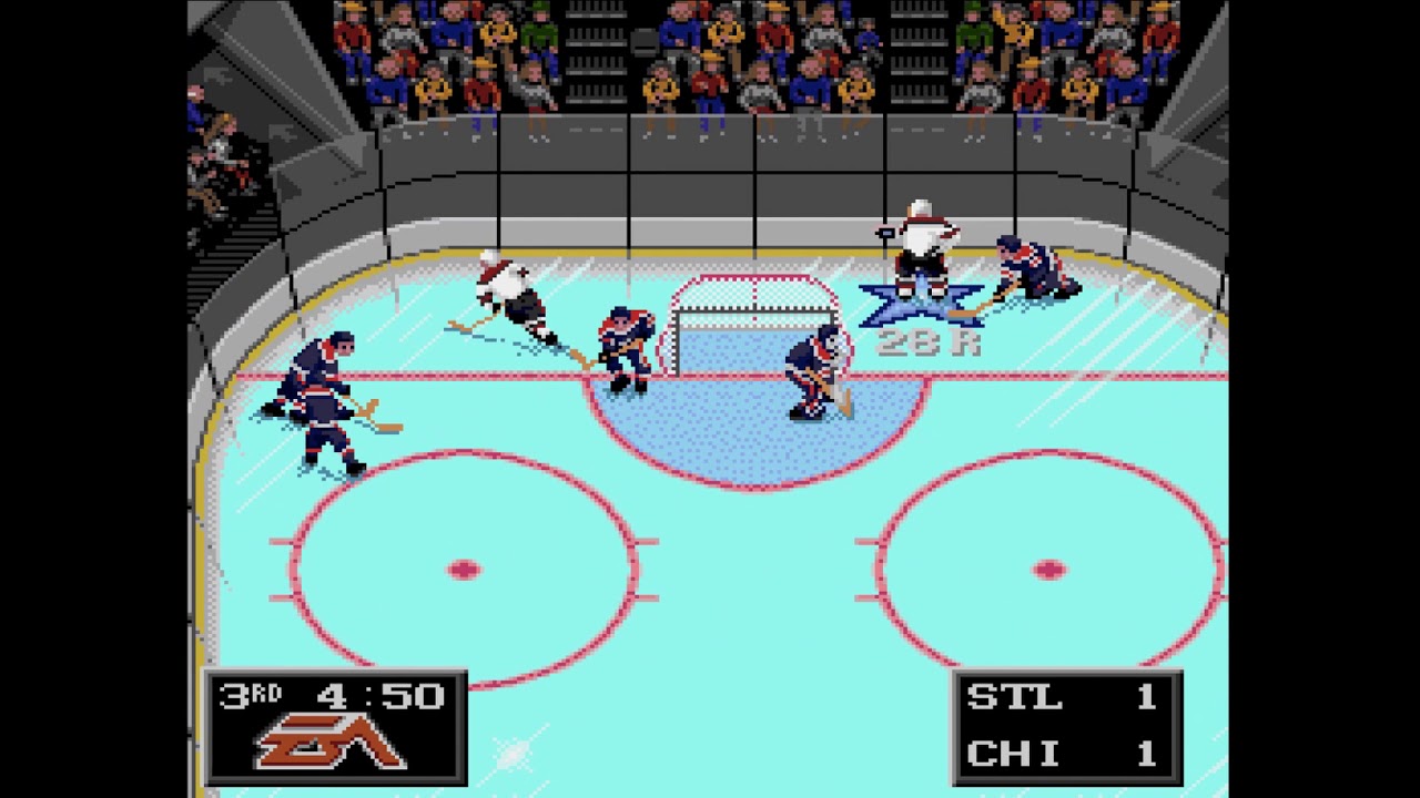NHL '94 (Sega Genesis Version) - Playoff Mode Longplay