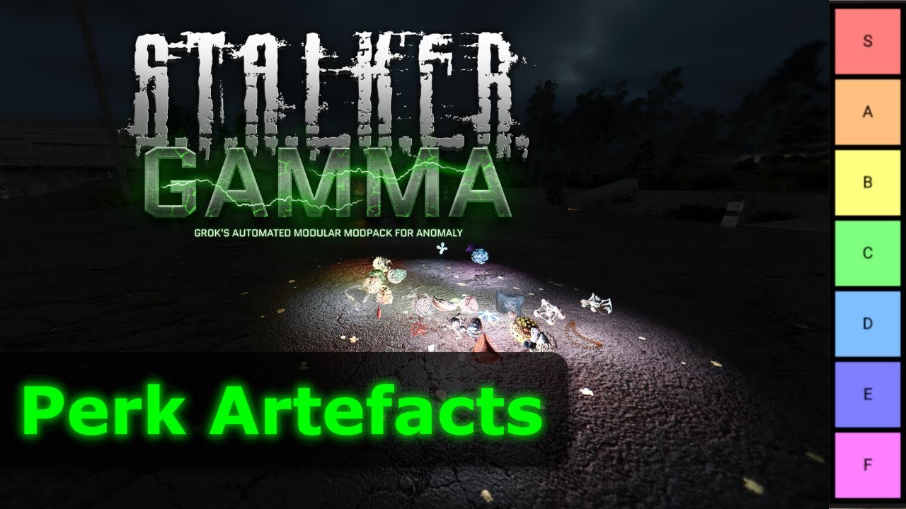 Список уровней артефактов перков «Сталкер» | S.T.A.L.K.E.R. GAMMA