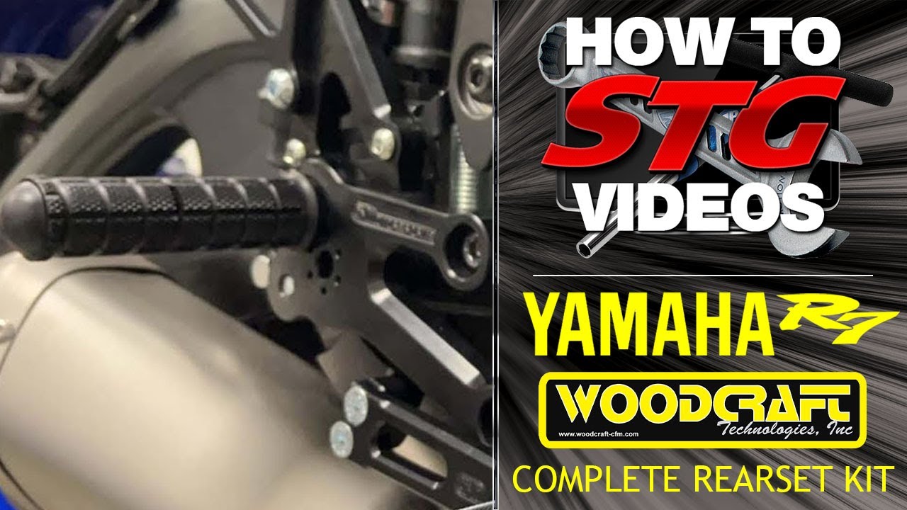 Как установить задние подножки Yamaha R7 Woodcraft | Экипировка для спортивных мотоциклов