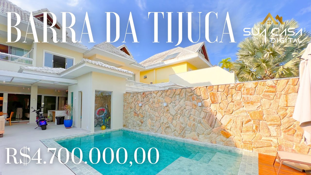 CASA PORTEIRA FECHADA À VENDA NA BARRA DA TIJUCA | BLUE HOUSES