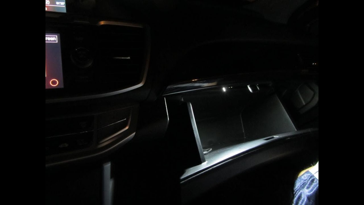 DIY 2013 2014 2015 Honda Accord Glove Box Light Assemly Installation Part 1