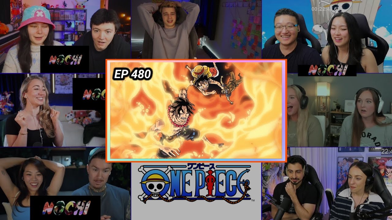 ONE PIECE | LUFFY SAVES ACE!!! | EPISODE 480 | REACTION MASHUP | ワンピース