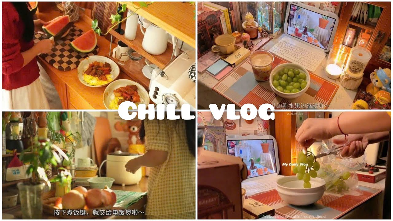 [Vlog] 🍒Cuộc sống độc thân của các tỷ tỷ xứ Trung, nấu ăn, handmade, chill vlog🍒Độc thân cũng vui mà