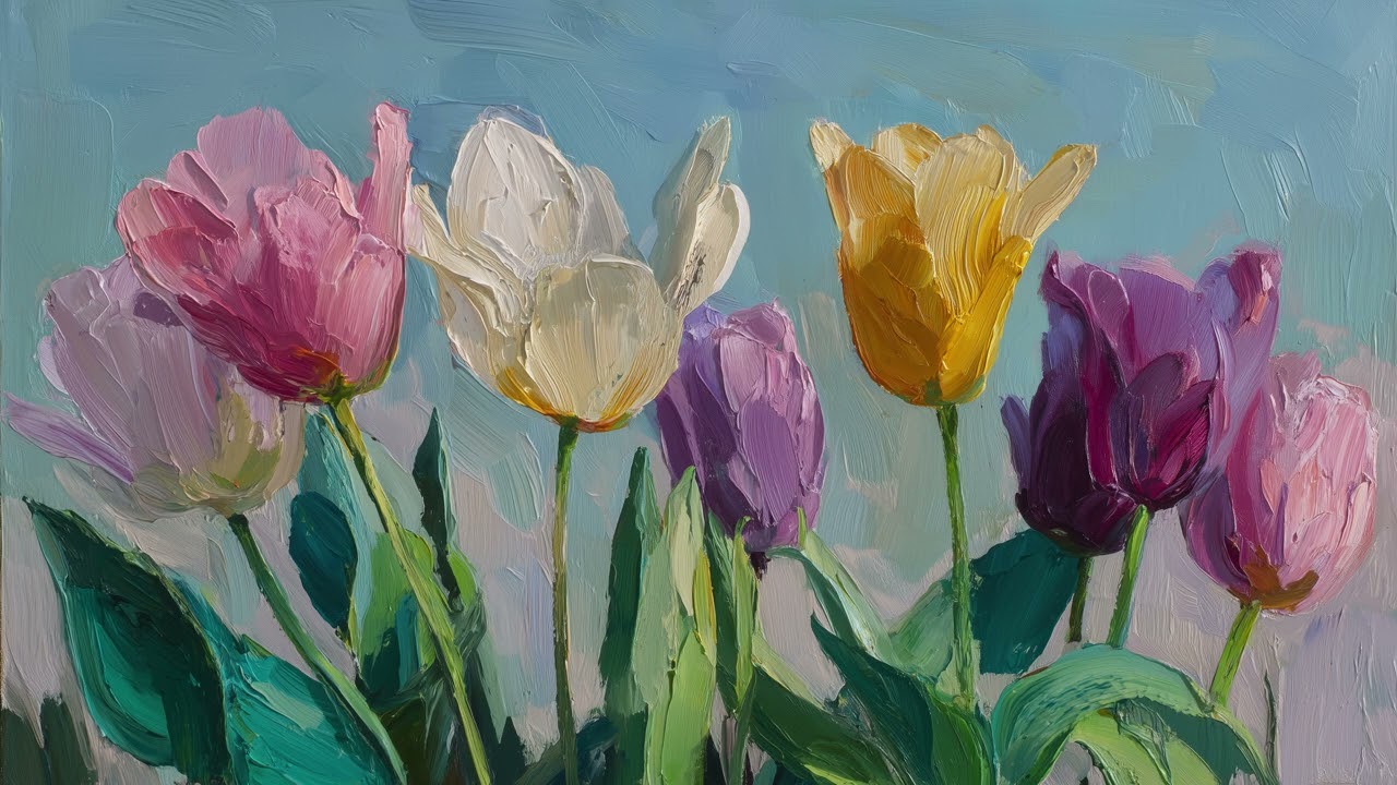 Spring Frame TV Art 4K 🌷🐰 Vintage Easter Bunny & Floral Oil Paintings | Cozy Farmhouse Aesthetic