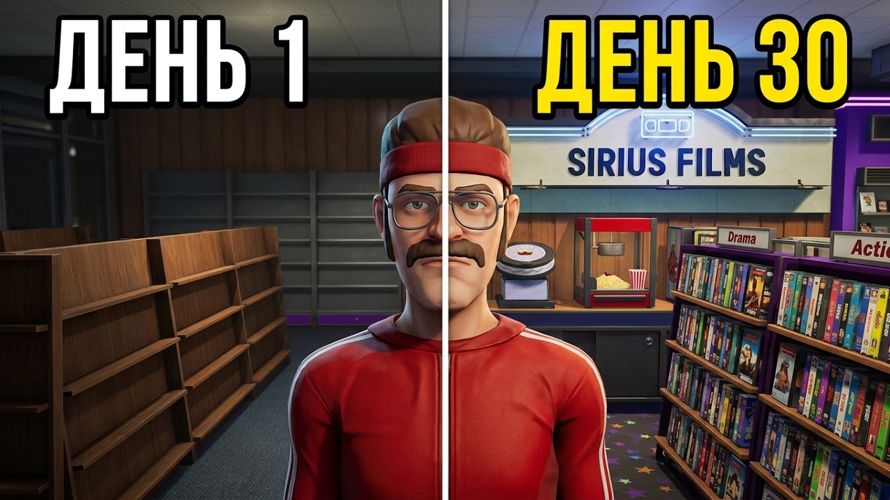 30 ДНЕЙ НОСТАЛЬГИИ в Retro Rewind - Video Store Simulator