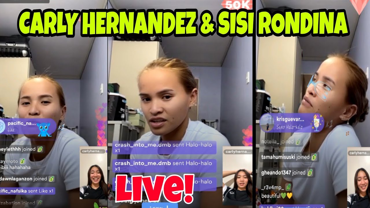 CARLY HERNANDEZ WITH SISI RONDINA KUMU LIVE UPDATE PART1 | JULY 15, 2022