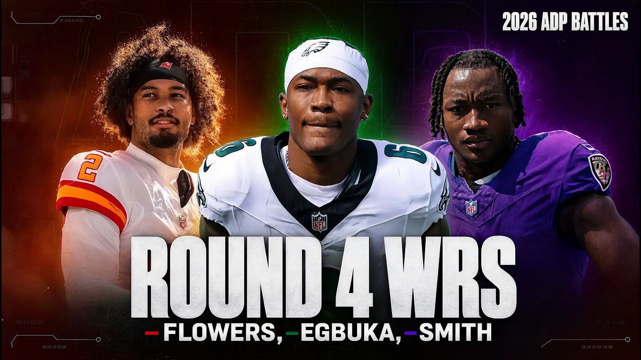 Avoid the Wrong Round 4 WR: Smith vs. Flowers vs. Egbuka