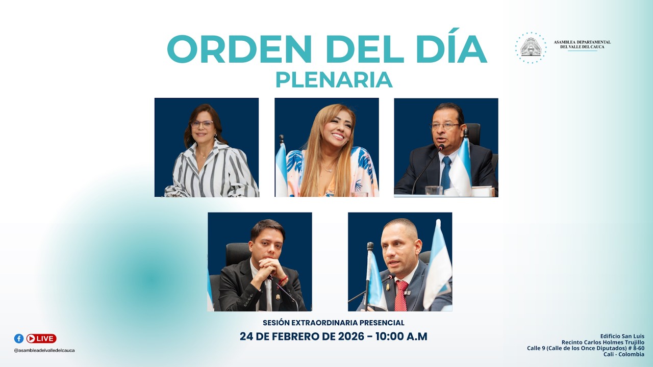ASAMBLEA DEPARTAMENTAL - SESION PLENARIA EXTRAORDINARIA DEL 24 DE FEBRERO DEL 2026