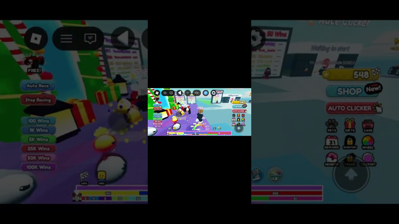 Roblox ta koşu yarışı oynadım. 