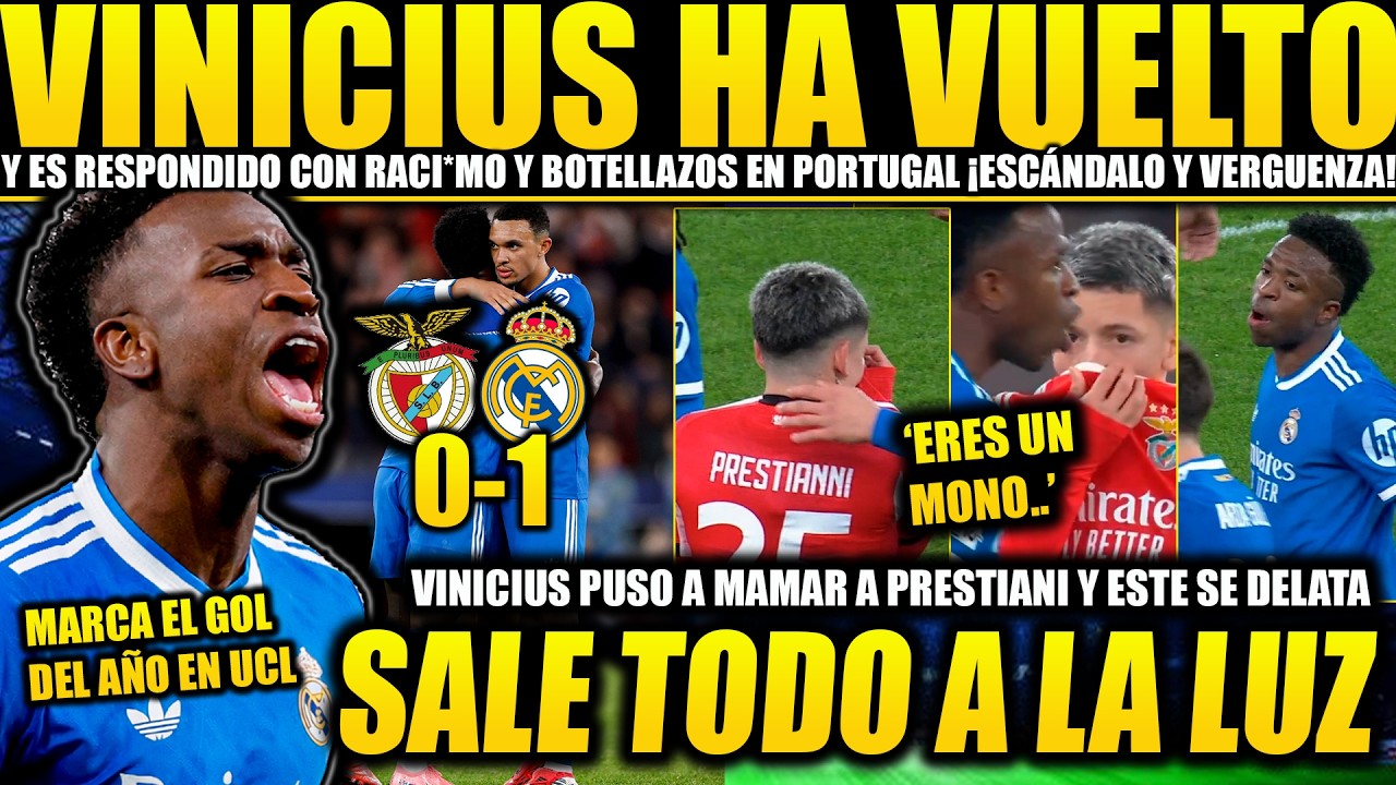 SALE A LA LUZ LAS IMÁGENES DONDE PRESTIANI LLAMA “M0N0” A VINICIUS ¡MARCA UN GOLAZO Y UNA DENUNCIA!