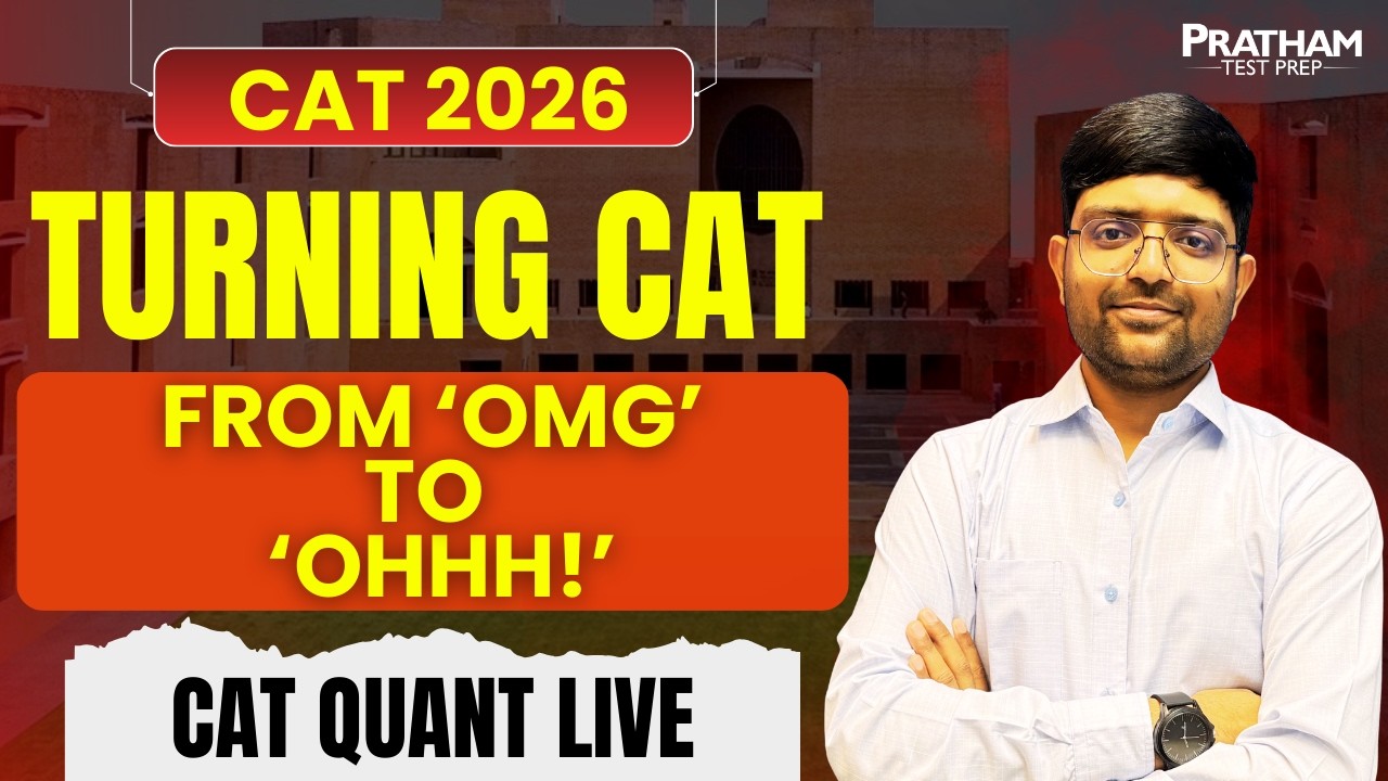 CAT 2026 Quant Strategy 🔥 | PYQs Series | Live Quant Preparation Session