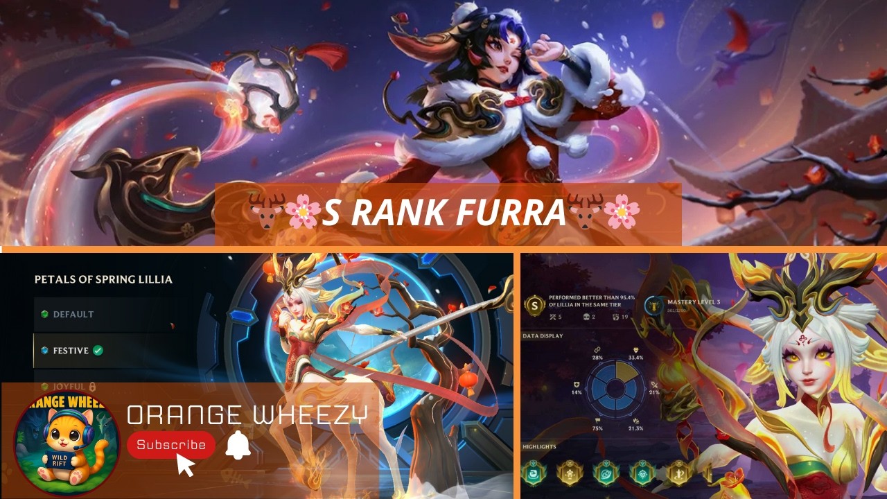 La mejor skin de la furra 🦌🌸 | Lillia S Rank 95% | Gameplay sin voz