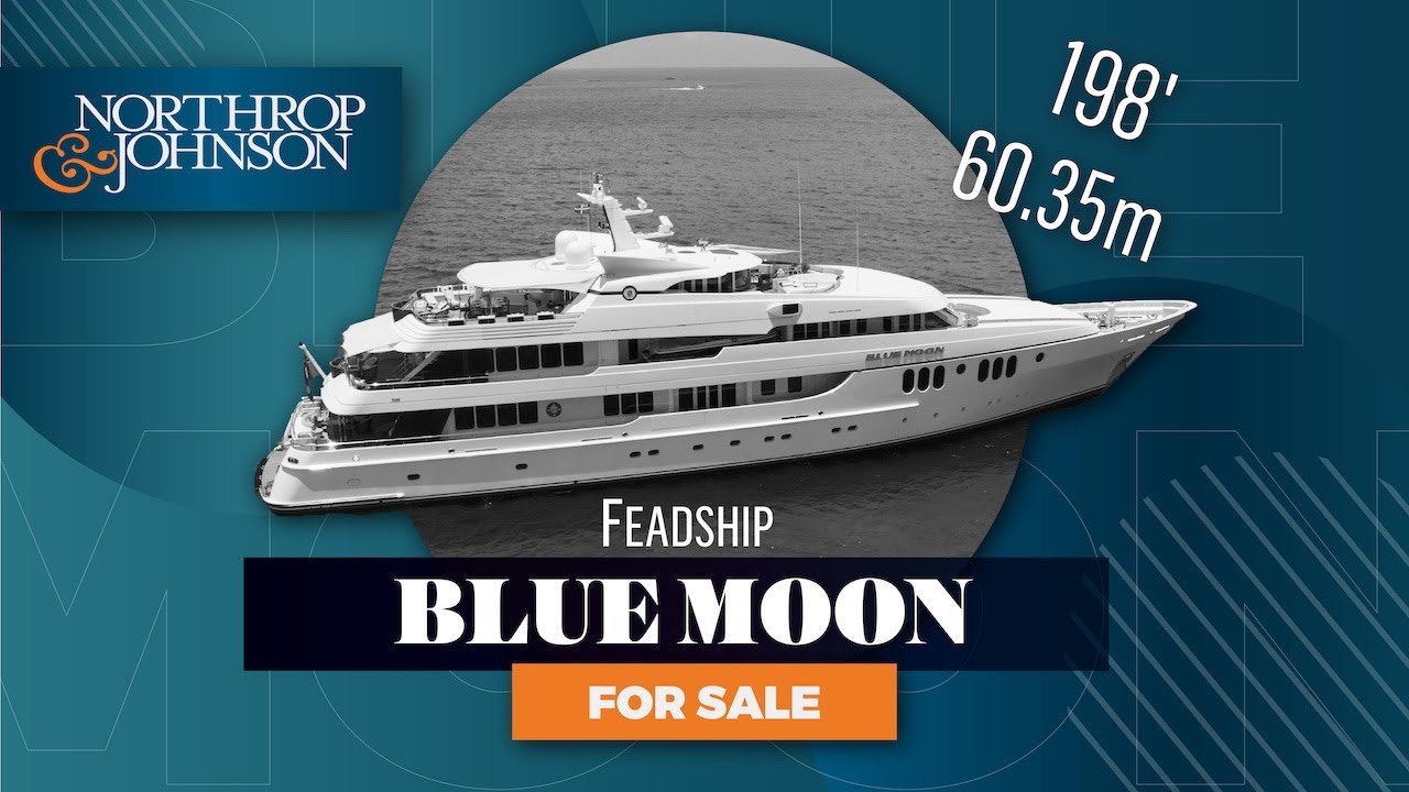 M/Y BLUE MOON for Sale | 198' (60.35m) Feadship Spacious and Motor Yacht | N&J Superyacht Tour