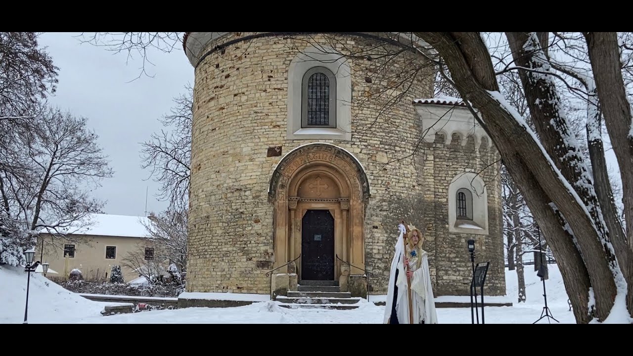 Прага в снегу ❄️ зимняя прогулка по Вышеграду