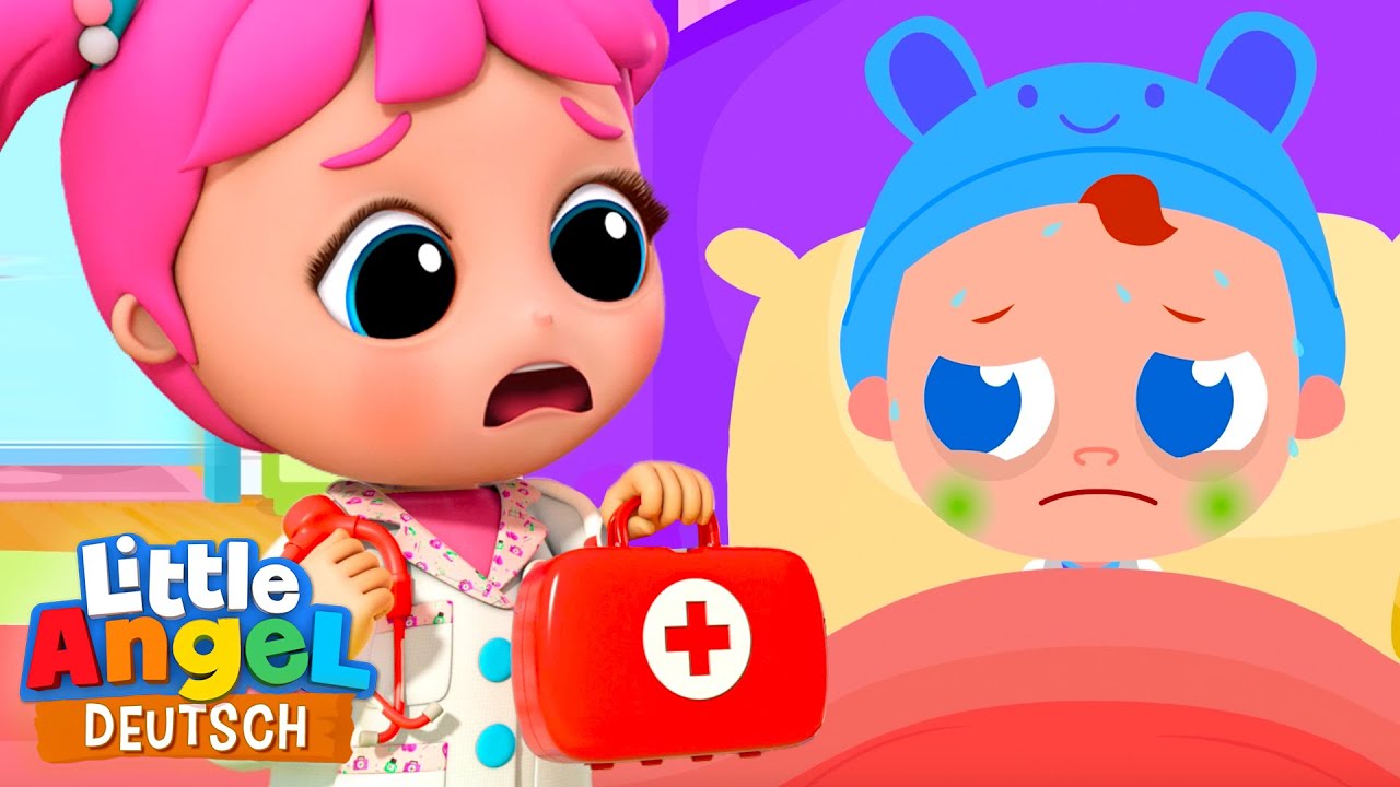 Die Arztpraxis von Frau Dr. Hannah | Arztspiele für Kinder | Little Angel Deutsch - Kinderlieder