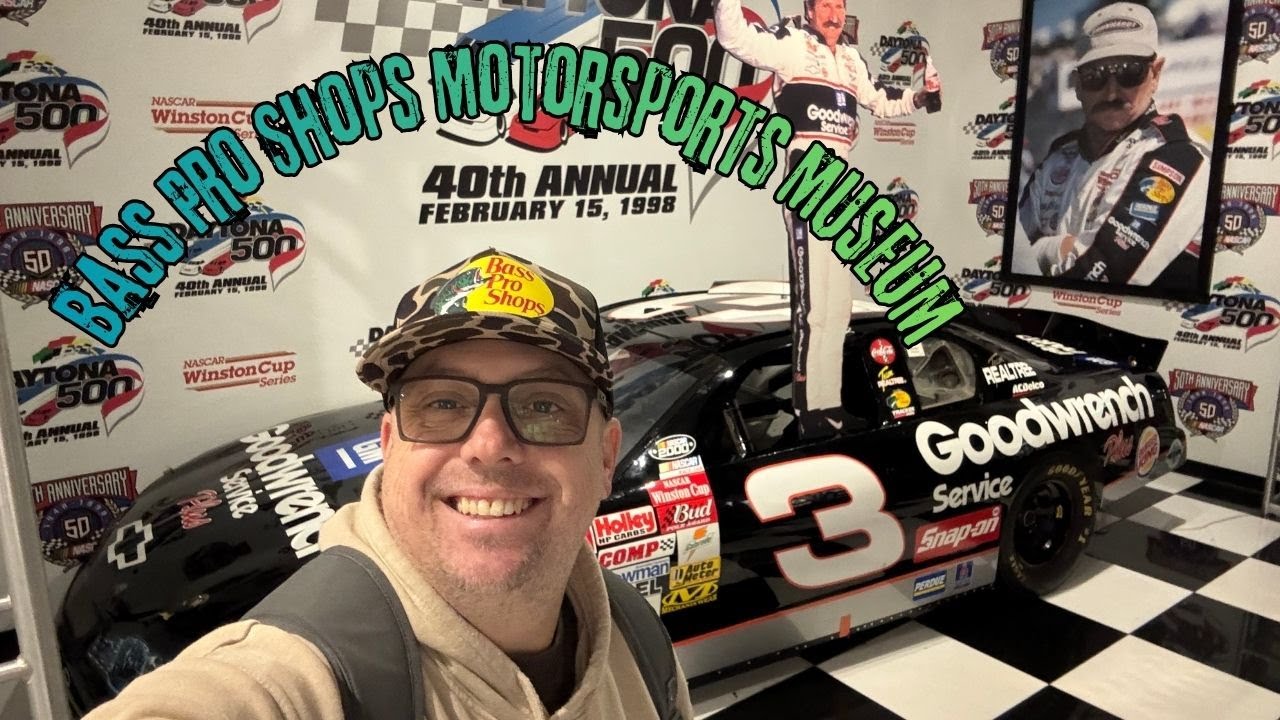 Посещение Музея автоспорта внутри магазинов Bass Pro Shops | Подробный обзор NASCAR, памятных вещ...
